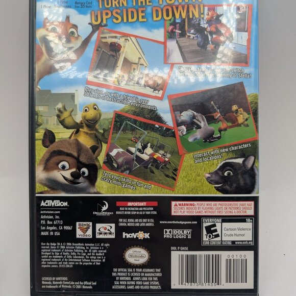 Over the hedge - Gamecube - CIB & TESTED - Picture 2 of 3